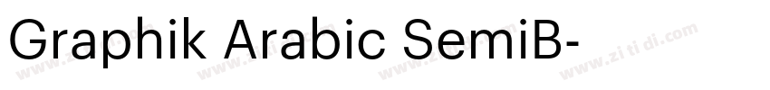 Graphik Arabic SemiB字体转换 Graphik Arabic SemiB字体转换